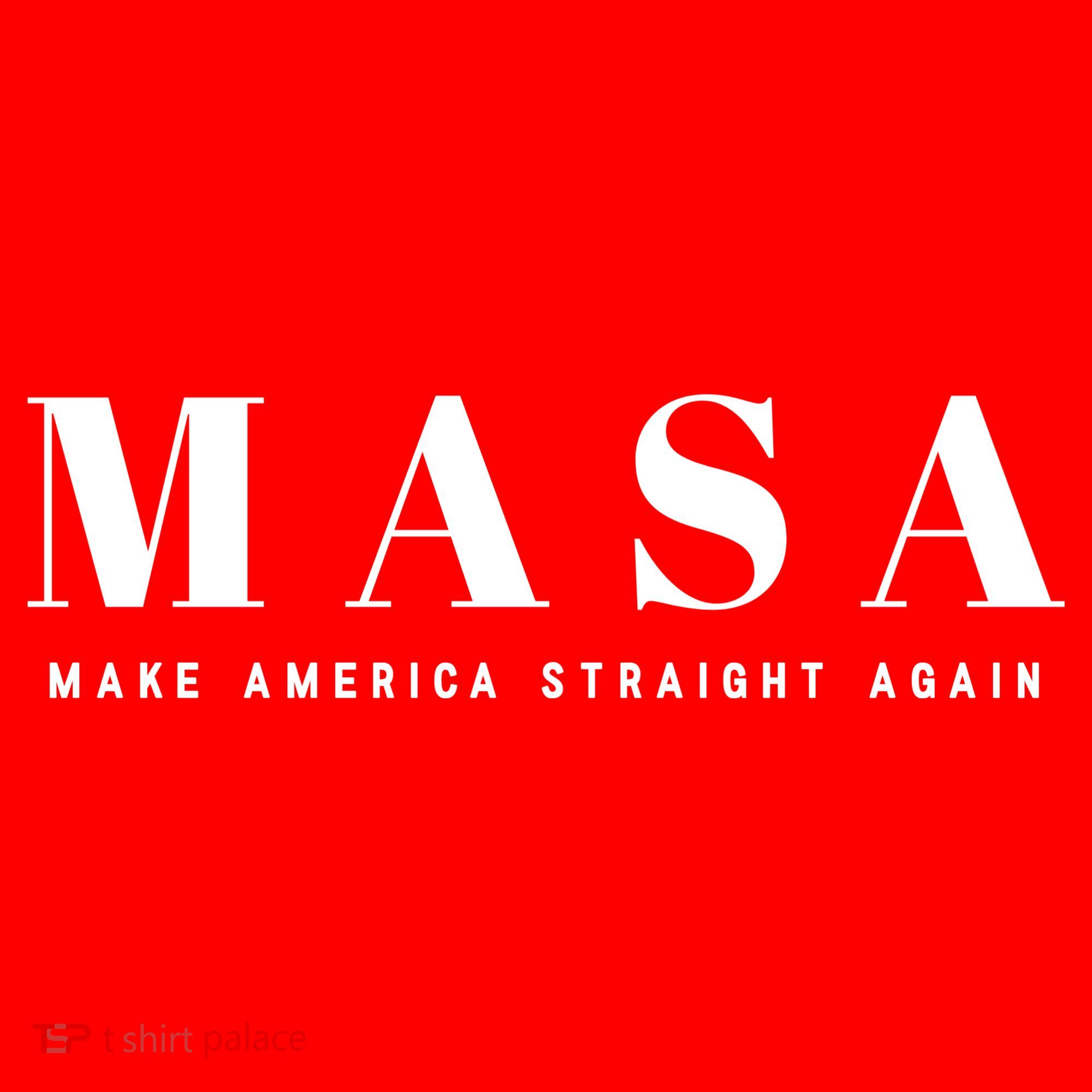 MASA Make America Straight Again Ornament