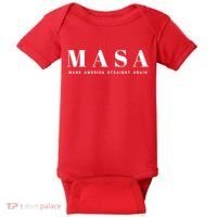 MASA Make America Straight Again Baby Bodysuit thumb 0