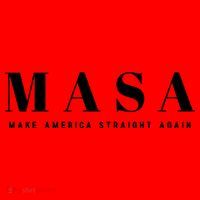 MASA Make America Straight Again Santa Hat thumb 1