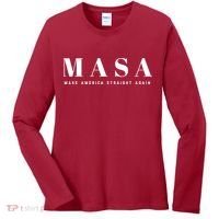 MASA Make America Straight Again Women's Long Sleeve Shirt thumb 0