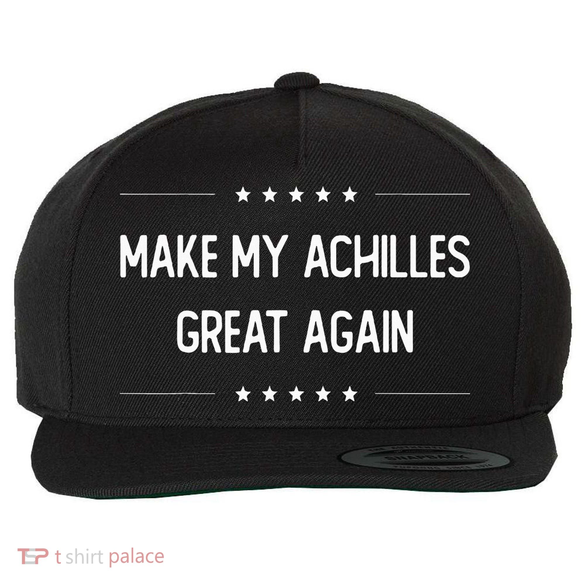 Make My Achilles Great Again Injury Recovery Wool Snapback Cap