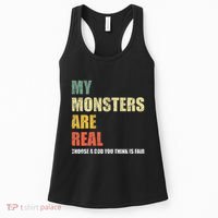 My Monsters Are Real Women's Tank Top thumb 0