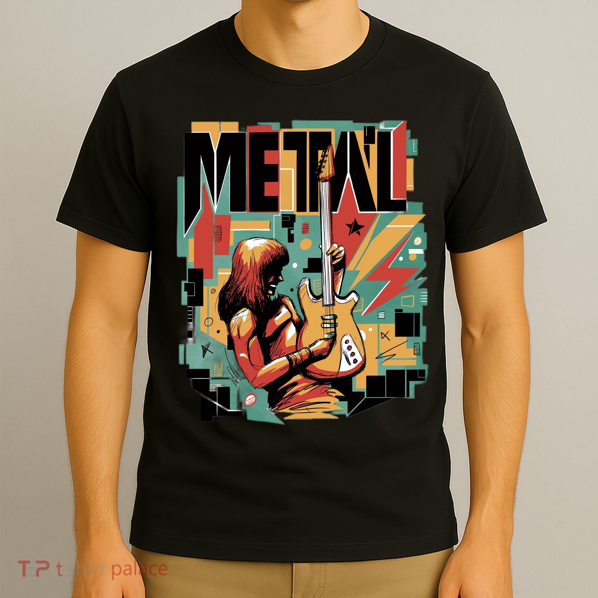 Metal Music Abstract T-Shirt