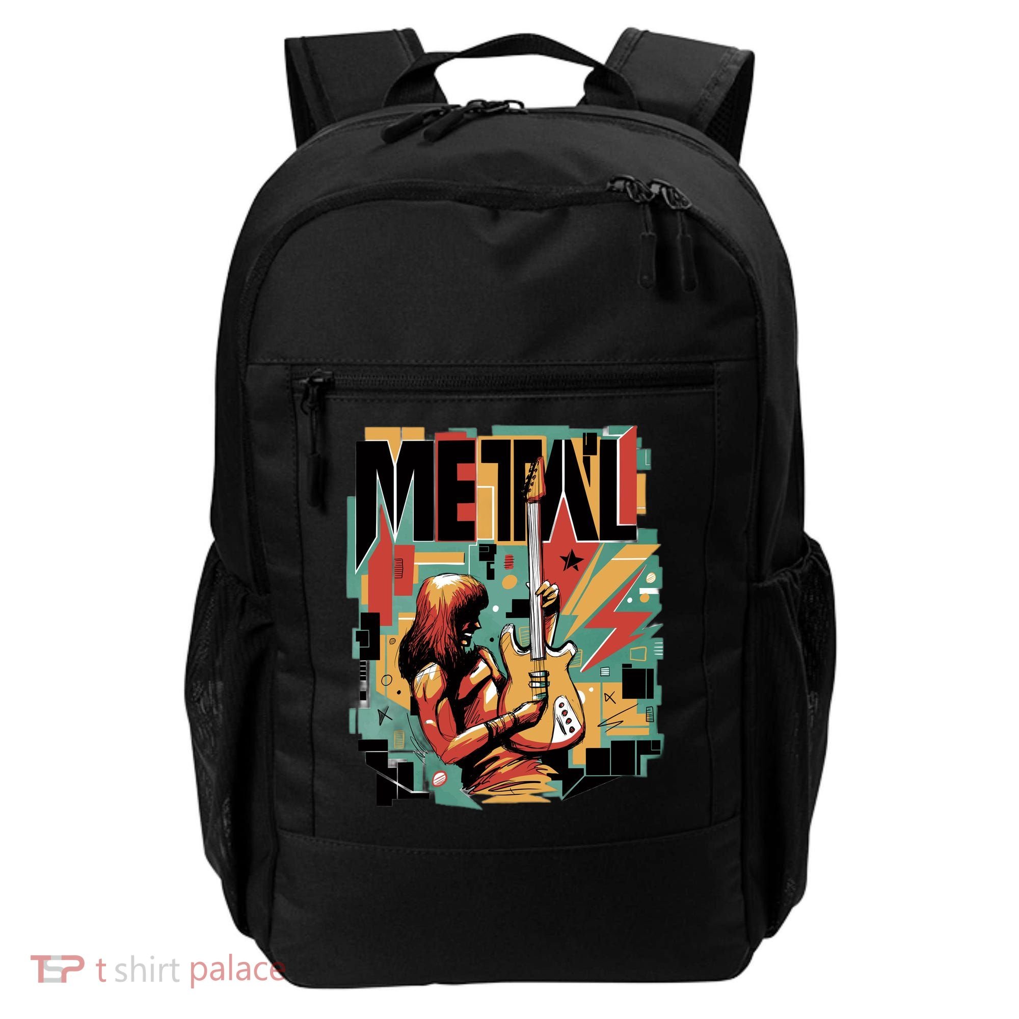 Metal Music Abstract Backpack