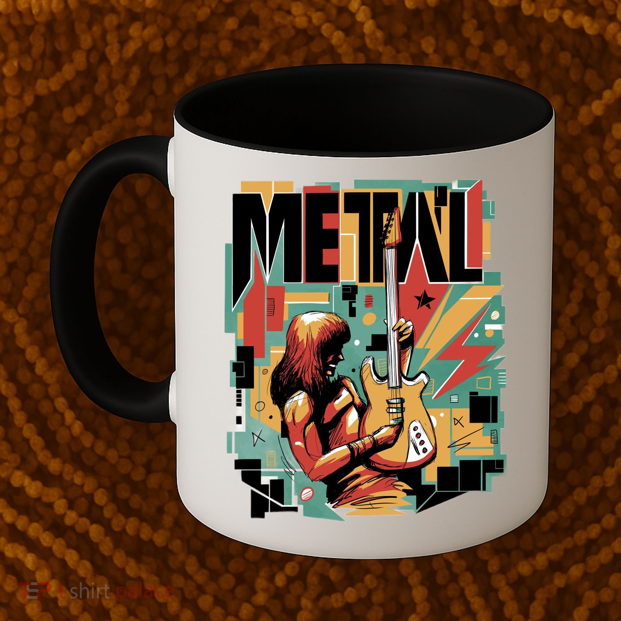 Metal Music Abstract Coffee Mug