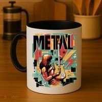 Metal Music Abstract Coffee Mug thumb 4