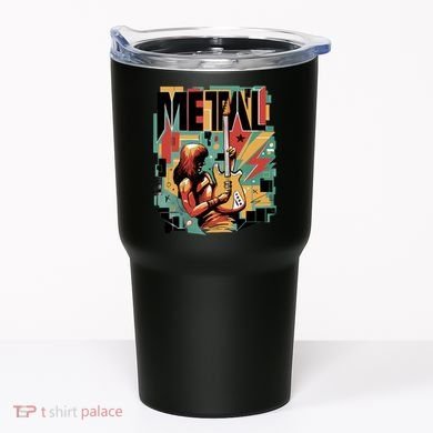 Metal Music Abstract Tumbler