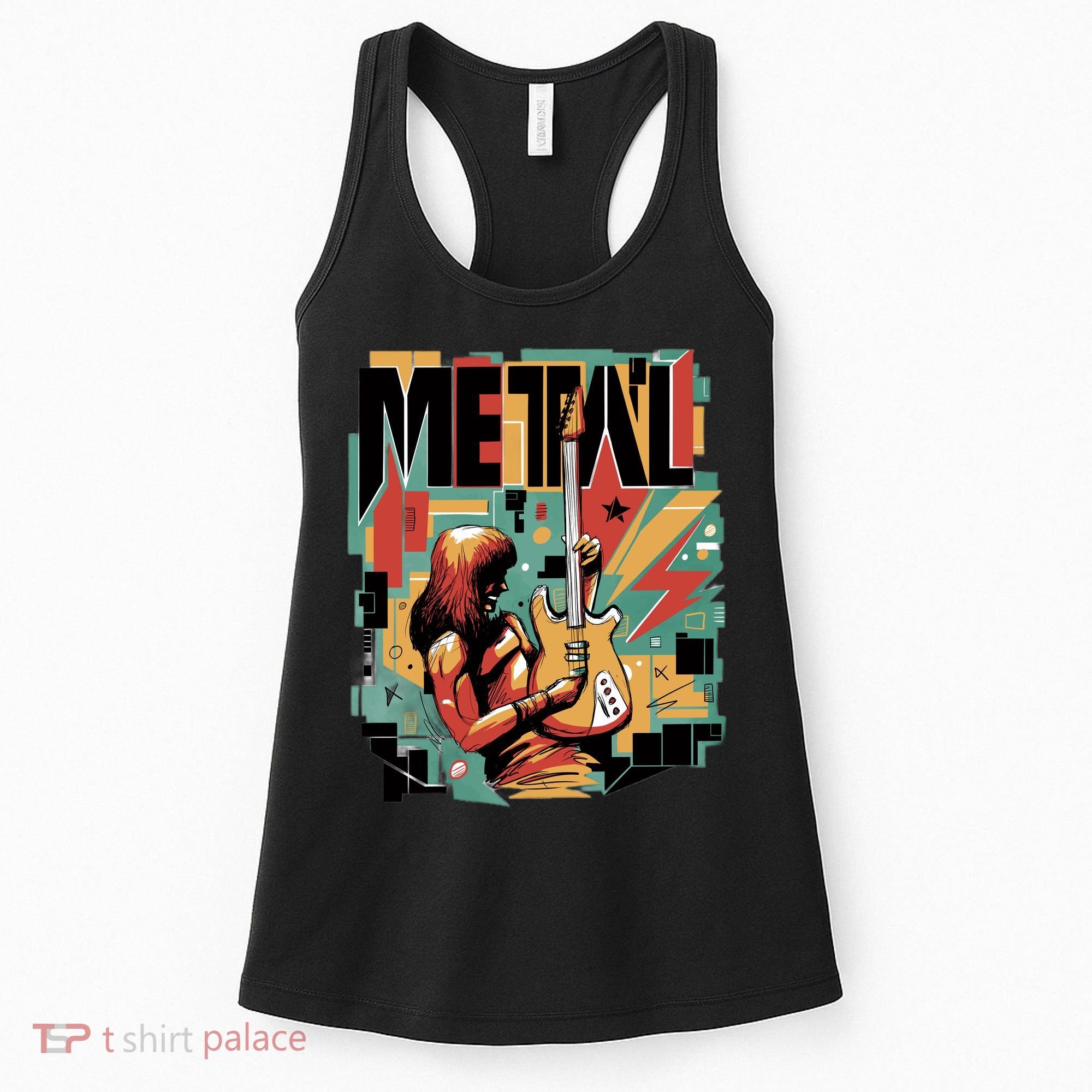 Metal Music Abstract Women's Tank Top