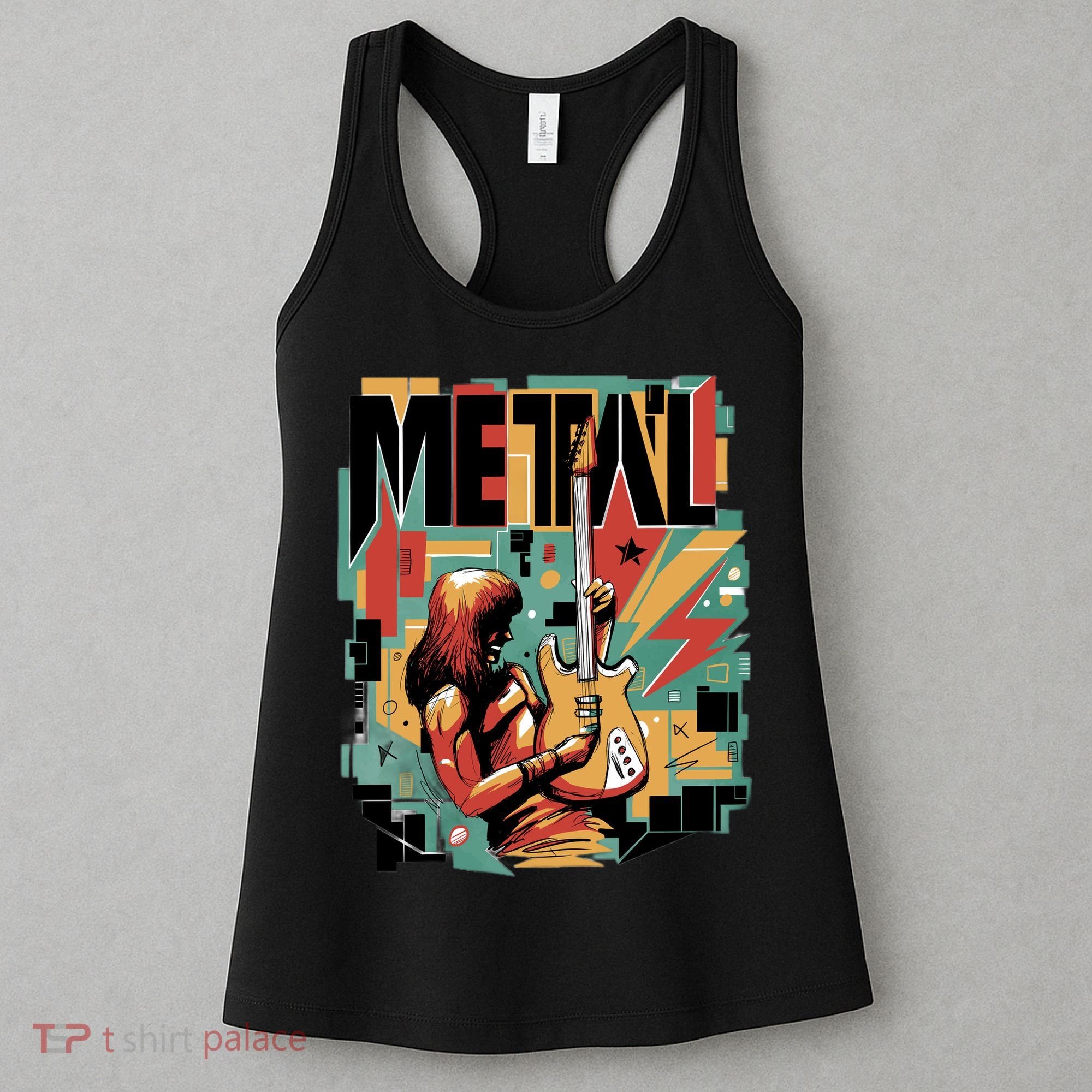 Metal Music Abstract Women's Tank Top