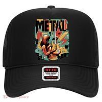 Metal Music Abstract Hat thumb 0