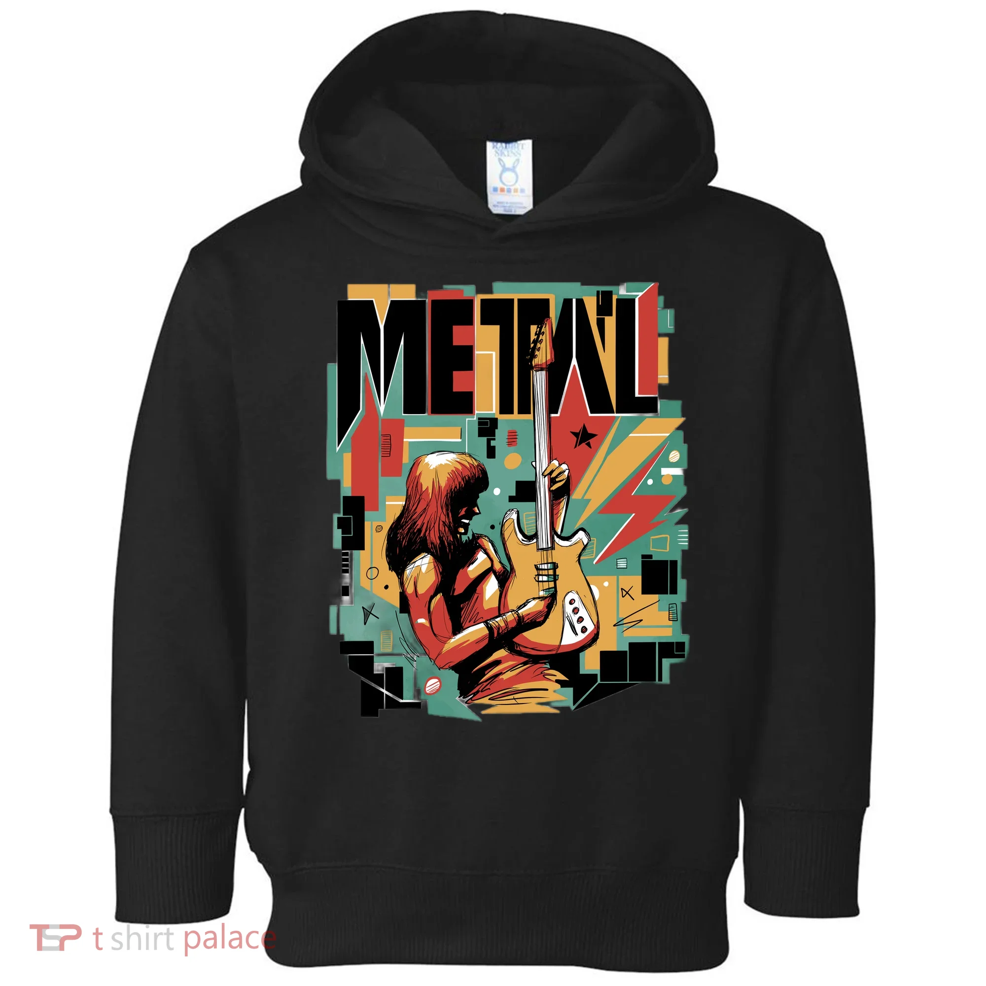 Metal Music Abstract Toddler Hoodie