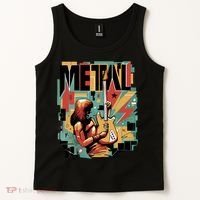 Metal Music Abstract Tank Top thumb 2