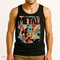 Metal Music Abstract Tank Top thumb 3