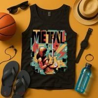 Metal Music Abstract Tank Top thumb 4