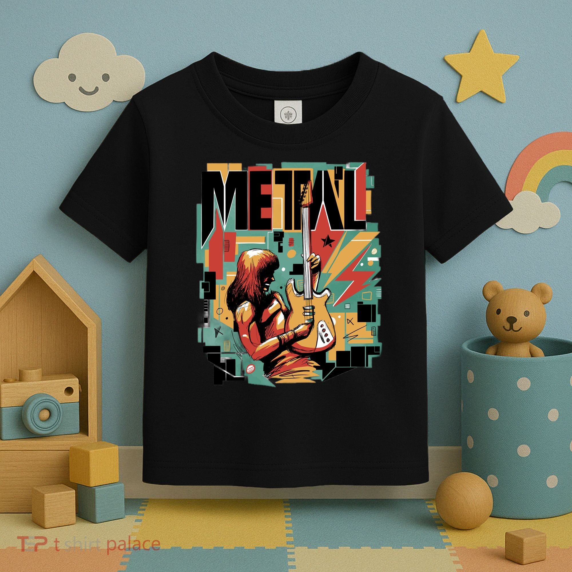 Metal Music Abstract Toddler T-Shirt