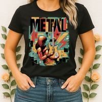 Metal Music Abstract Women's T-Shirt thumb 2