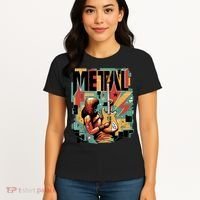 Metal Music Abstract Women's T-Shirt thumb 4