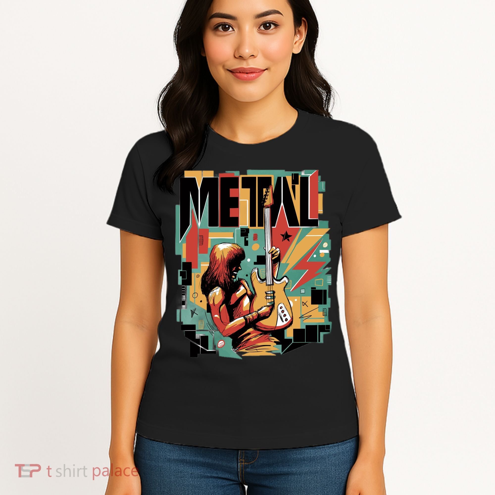 Metal Music Abstract Women's T-Shirt