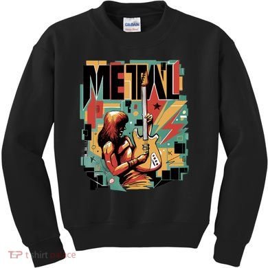 Metal Music Abstract Kids Sweatshirt