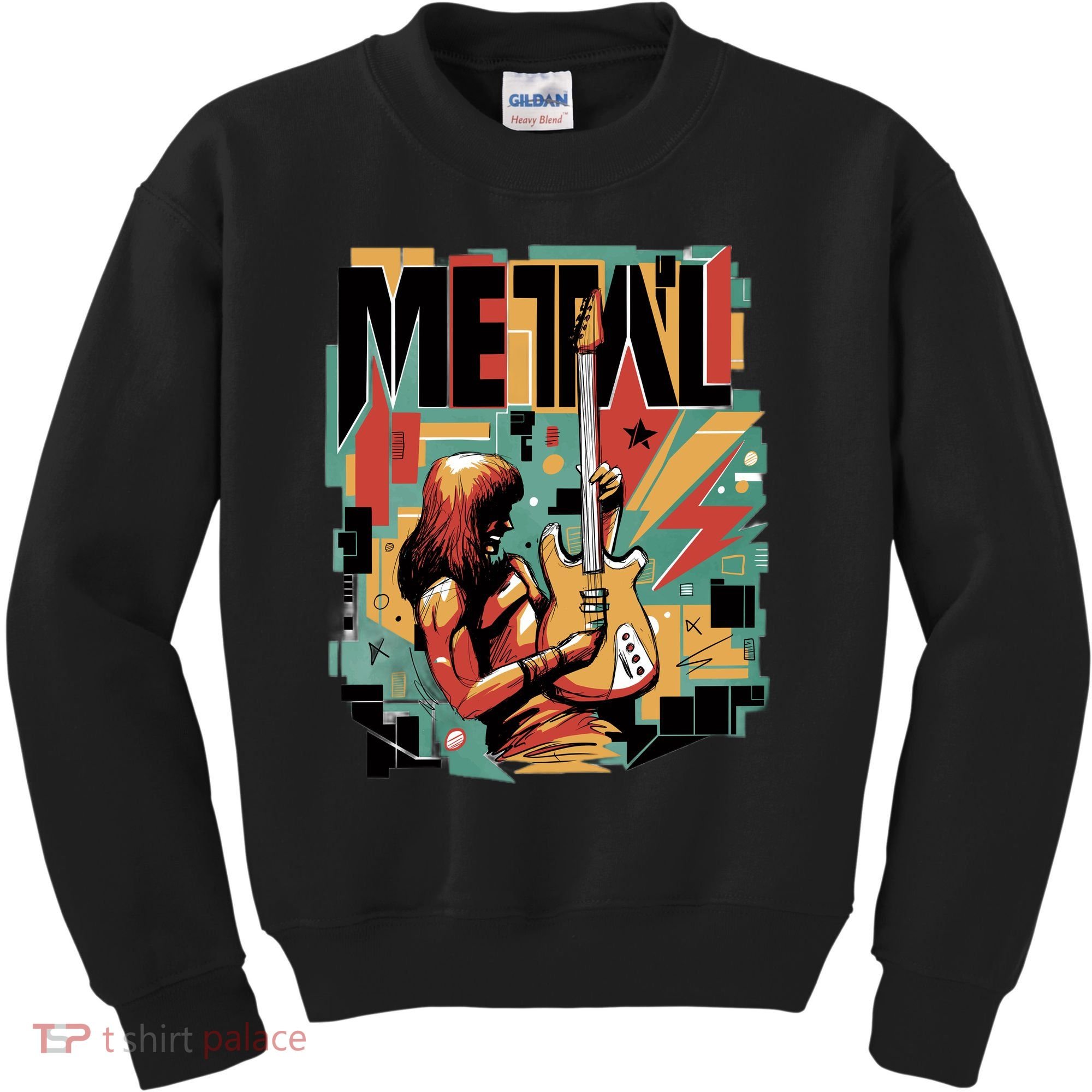 Metal Music Abstract Kids Sweatshirt