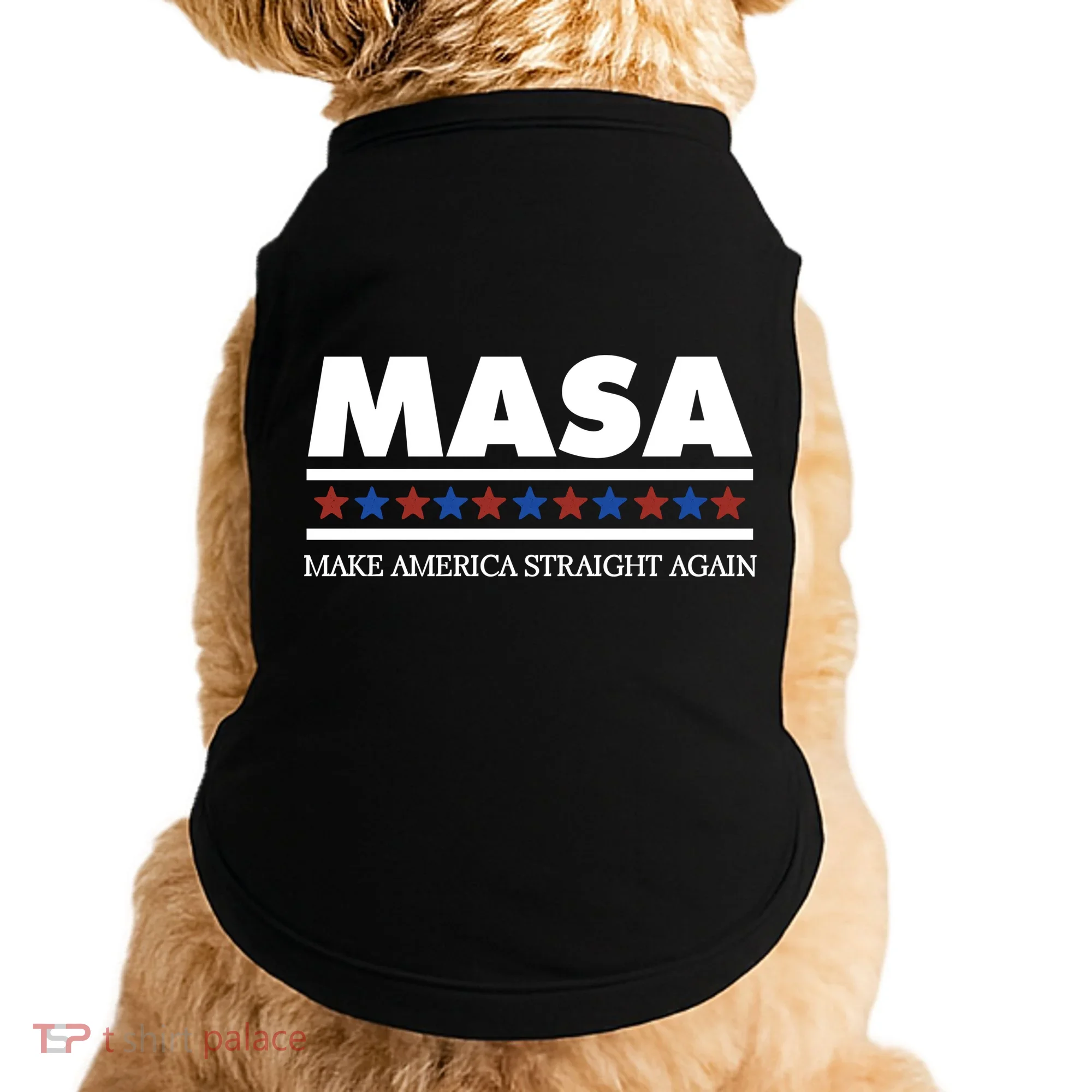 Masa Make America Straight Again Doggie Tank