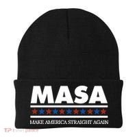Masa Make America Straight Again Beanie thumb 0