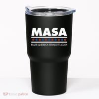 Masa Make America Straight Again Tumbler thumb 0