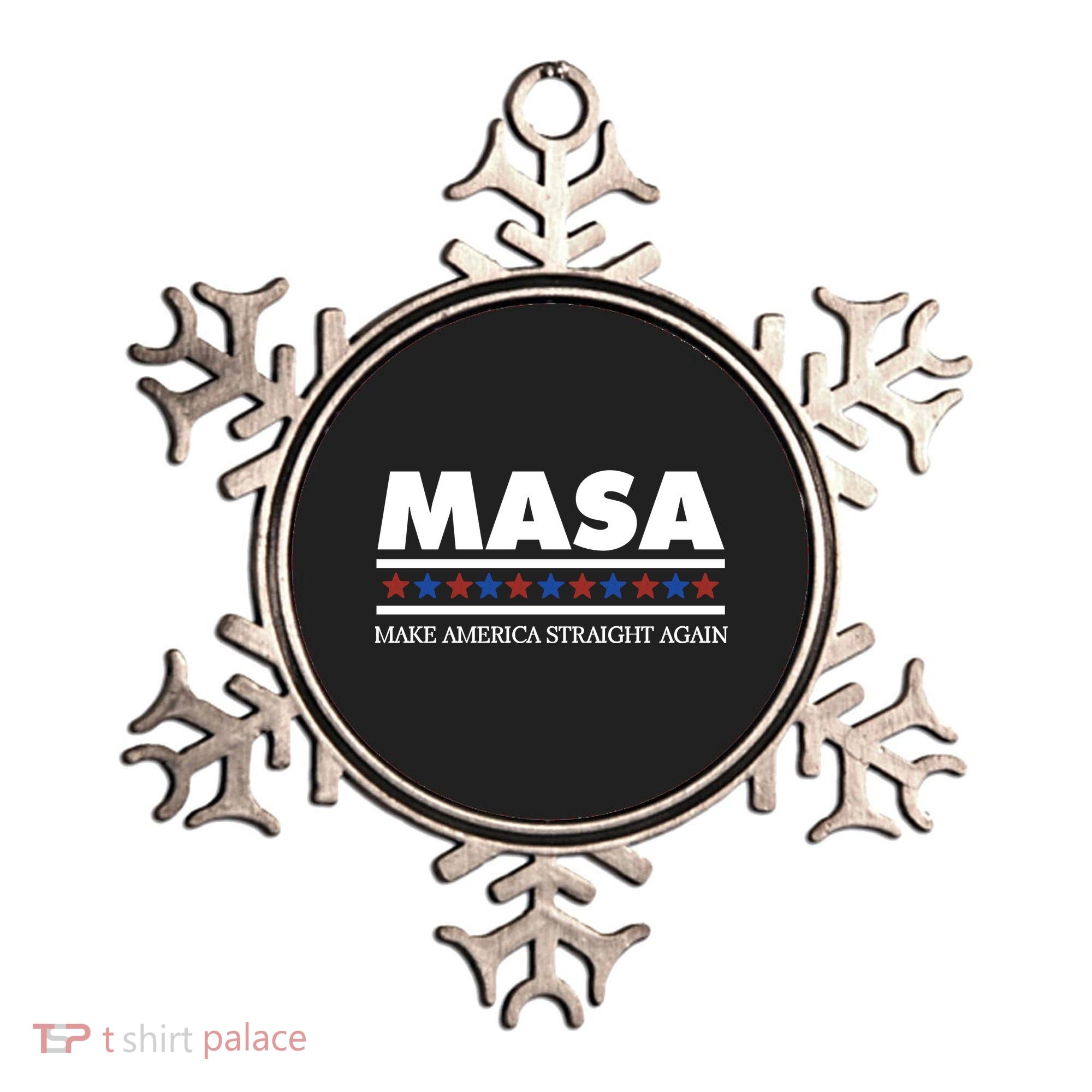 Masa Make America Straight Again Ornament