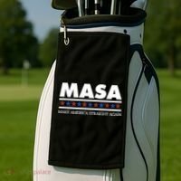 Masa Make America Straight Again Golf Towel thumb 2