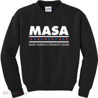 Masa Make America Straight Again Kids Sweatshirt thumb 0