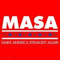 Masa Make America Straight Again Santa Hat thumb 1