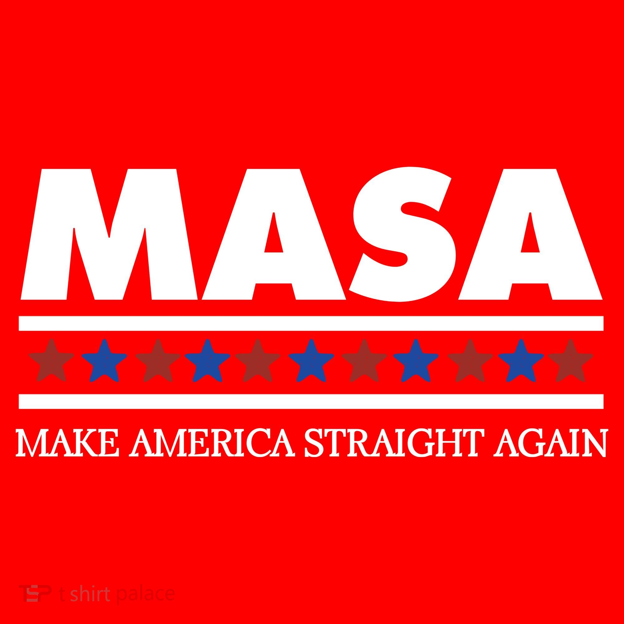 Masa Make America Straight Again Santa Hat