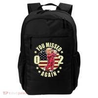 Missed Me Again Donald Trump Golfing Backpack thumb 0
