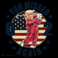 Missed Me Again Donald Trump Golfing Coffee Mug thumb 5