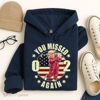 Missed Me Again Donald Trump Golfing Hoodie thumb 4