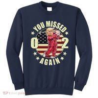 Missed Me Again Donald Trump Golfing Sweatshirt thumb 0