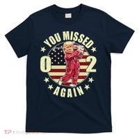 Missed Me Again Donald Trump Golfing T-Shirt thumb 0
