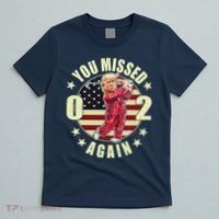 Missed Me Again Donald Trump Golfing T-Shirt thumb 5