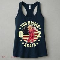 Missed Me Again Donald Trump Golfing Women's Tank Top thumb 3