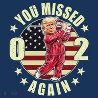Missed Me Again Donald Trump Golfing Baby Bodysuit thumb 2