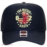 Missed Me Again Donald Trump Golfing Hat thumb 0
