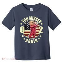 Missed Me Again Donald Trump Golfing Toddler T-Shirt thumb 0