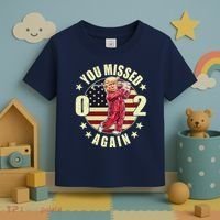 Missed Me Again Donald Trump Golfing Toddler T-Shirt thumb 3