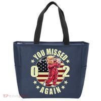 Missed Me Again Donald Trump Golfing Tote Bag thumb 0