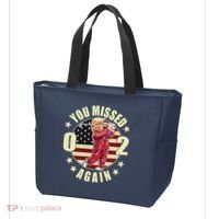 Missed Me Again Donald Trump Golfing Tote Bag thumb 3