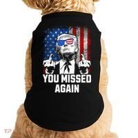 Missed Me Again Trump Golfing Second Assassination Attempt Doggie Tank thumb 0