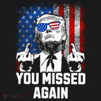 Missed Me Again Trump Golfing Second Assassination Attempt Doggie Tank thumb 4