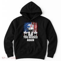 Missed Me Again Trump Golfing Second Assassination Attempt Hoodie thumb 0