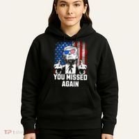 Missed Me Again Trump Golfing Second Assassination Attempt Hoodie thumb 5