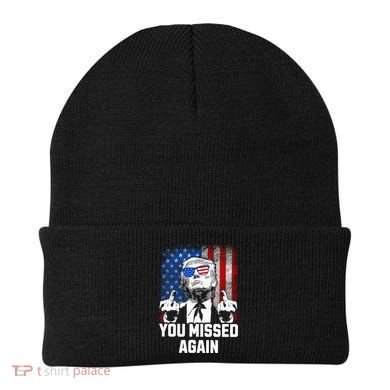 Missed Me Again Trump Golfing Second Assassination Attempt Beanie